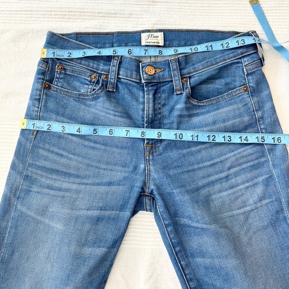 J. Crew Toothpick Medium Rise Raw Hem - Picture 11 of 12